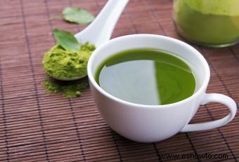 Mascarilla de polvo de proteína de té verde