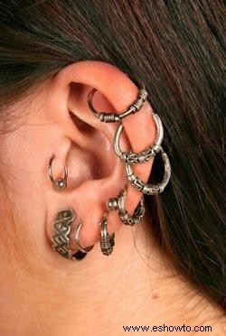 Piercings de oreja exóticos