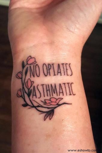 Tatuajes de alerta médica