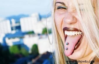 Piercing en la lengua