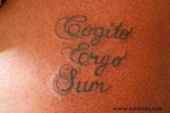 Tatuajes de palabras en latín