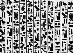 Tatuajes de jeroglíficos egipcios