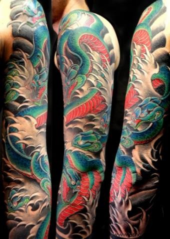 Tatuajes de dragones japoneses