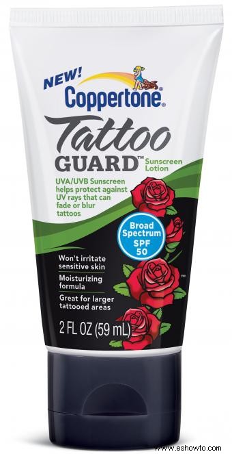 Productos para el cuidado de la piel de tatuajes