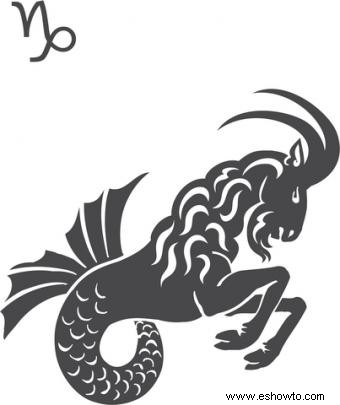 Tatuajes del símbolo del zodiaco Capricornio