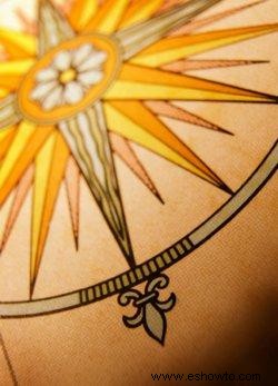 Tatuajes de rosa de los vientos