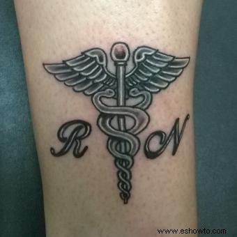Tatuajes de enfermera titulada