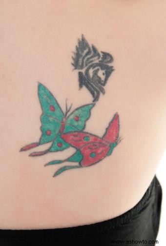 Tipos de tatuajes de mariposas