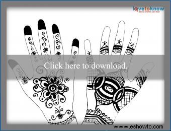 Diseños de henna gratis