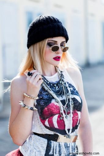 Mejora tu estilo rockero con estos looks atrevidos