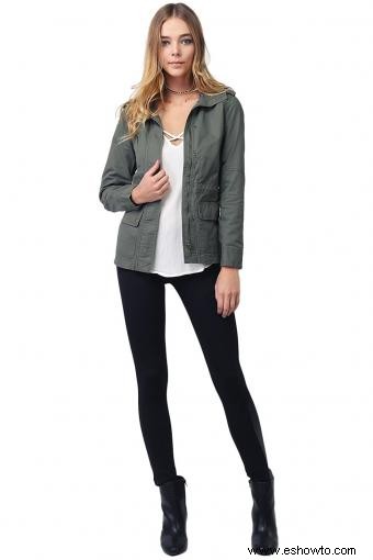 Luce con chaquetas estilo militar para mujer