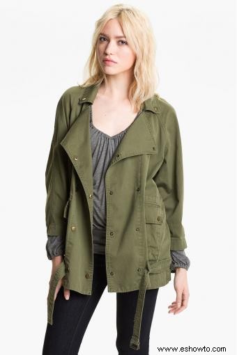 Luce con chaquetas estilo militar para mujer