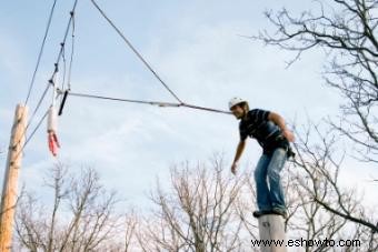 Cómo encontrar un circuito de cuerdas para niños y adultos