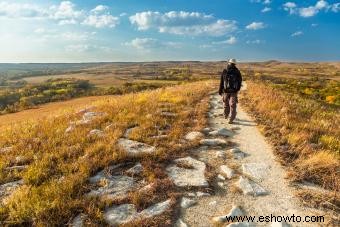 Refugio de Vida Silvestre de las Montañas Wichita:elegir una ruta de senderismo 