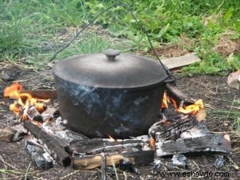 Tipos de estufas de leña para campamento a considerar comprar