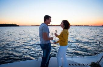 Cena romántica en cruceros en Carolina del Norte