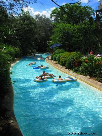 Las atracciones del parque acuático Typhoon Lagoon