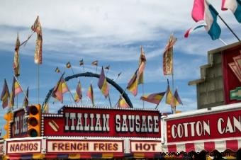 Comida del parque de atracciones 