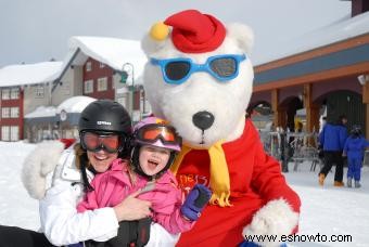 Paquetes de vacaciones familiares de invierno asequibles 