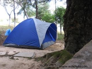 Lugares populares para acampar en la playa 