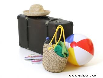 Lista imprimible de equipaje para las vacaciones en la playa