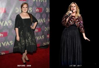 Estrategias de pérdida de peso y éxito de Adele
