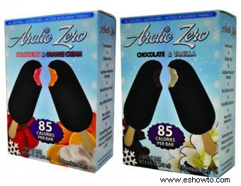 Revisión del postre dietético congelado Zero Arctic