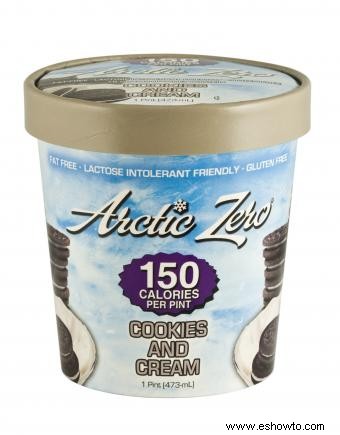 Revisión del postre dietético congelado Zero Arctic