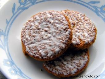 Receta de galletas dietéticas