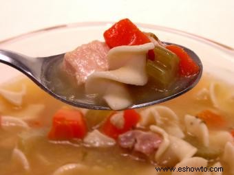 Recetas de sopa de dieta mediterránea