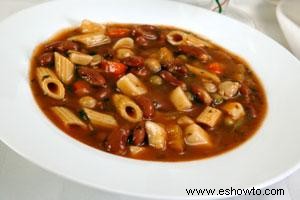 Recetas de sopa para la dieta de la zona