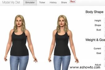 Los mejores modelos virtuales de pérdida de peso 