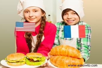 Dieta francesa vs. Dieta americana
