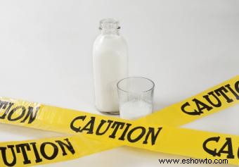 Síntomas de alergia a la proteína de la leche