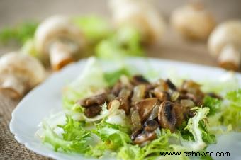 Desmentir la dieta de los champiñones