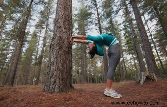 Ejercicio de músculos abdominales para mujeres