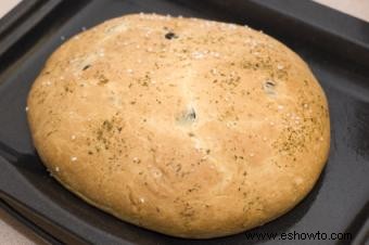 Receta de pan de focaccia sin trigo