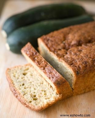 Receta de pan de calabacín sin gluten