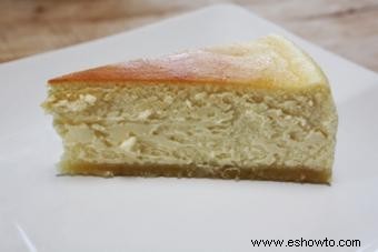 Pastel de queso sin gluten