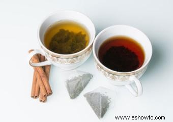Beneficios del té negro frente al té verde