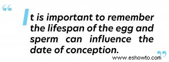 ¿Qué tan precisas son las fechas de concepción?
