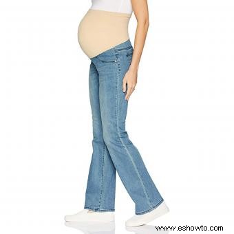 Consejos para comprar jeans altos de maternidad