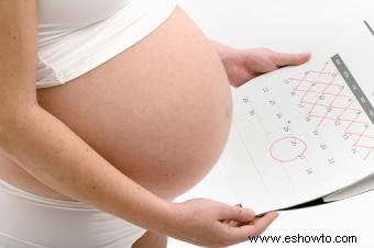 Expansión rápida de un vientre embarazado