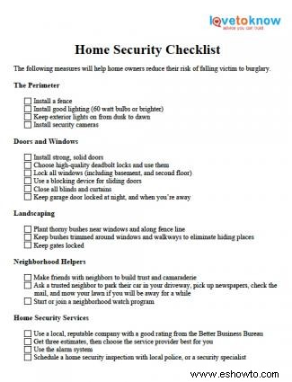 Mejores prácticas de seguridad en el hogar
