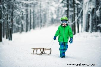 Consejos de seguridad para niños durante el invierno