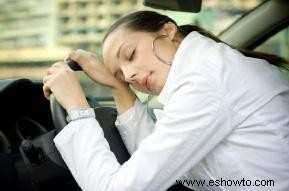 Privación del sueño mientras se conduce