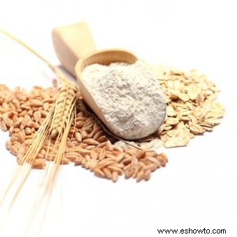 Lista de cereales con un desglose del contenido de proteínas