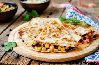 7 recetas vegetarianas de quesadillas (fáciles y saludables)