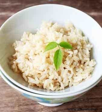 Cómo cocinar arroz integral siempre perfecto