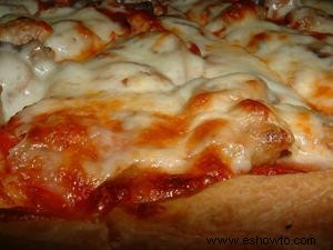 Pizza vegetariana de champiñones:crea tu propia tarta